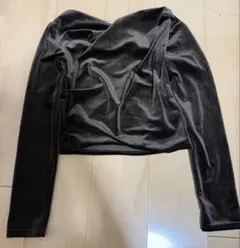 GRL ベロアドレープトップス[dk1551]