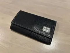 BURBERRY キーケース ブラック レザーのサムネイル