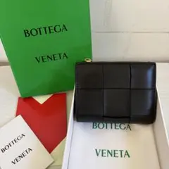 ボッテガヴェネタ / カセット スモール 二つ折りウォレット / ブラック