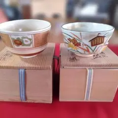 ★茶道具/虫明焼！むしあけ 黒井一楽・黒井千左！茶碗3個 まとめて！共箱！★ ☆茶道具/虫明焼！むしあけ 黒井一楽・黒井千左！茶碗3個 まとめて！共