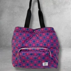 日本伝統模様 PORTER ポーター パターン トートバッグ 市松柄 ピンク