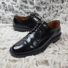 【美品/24.5cm】ケンフォード 外羽根プレーントゥ K422 ブラックのサムネイル