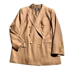Burberry ビンテージ　金ボタン　ダブル　ジャケット　XLのサムネイル