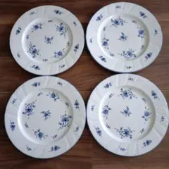 Noritake 花柄皿 4枚セット
