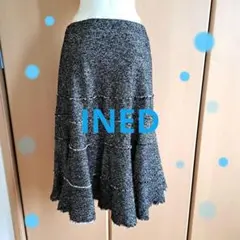 INED❇286❇最終価格✅美品♥フレアスカート グレー系