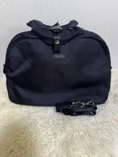 美品アニエスベー ナイロン 2WAY ボストンバッグ 旅行 底鋲付 鍵付き 黒 完売！アニエスベー ナイロン 2WAY ボストンバッグ 旅行 底鋲付 鍵付き