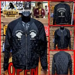 新品未使用HYSTERIC GLAMOUR MA-1 ブラック/キムタク着用別色 HYSTERIC GLAMOUR - 新品 ヒステリックグラマー サイズM