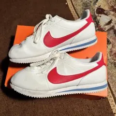 【美品】NIKE コルテッツ 27.5cm ホワイトレッド ホームクリーニング済