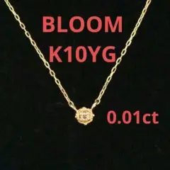 K10 ダイヤモンド0.01ct ナンバー5 ネックレス イエローゴールド