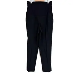 ユニクロ【L】スマートアンクルマタニティパンツ　黒　妊婦　シンプル