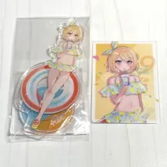 鏡音リン　39culture　ミクculture　アクリルスタンド　ウエハース