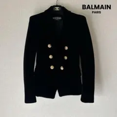 美品BALMAINバルマン　ゴールドボタン　ダブルブレスト　テーラードジャケット 美品BALMAINバルマンゴールドボタンダブルブレストテーラードジャケット