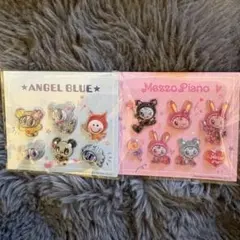 ナルミヤ キャラクターズ ぷっくりシール セブンイレブン 2種セット