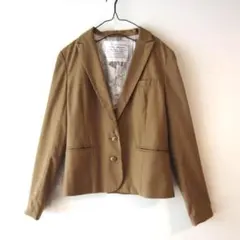 美品　mysty woman　テーラードジェケット　キャメルのサムネイル