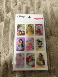 セリア ディズニー プリンス＆プリンセス 3Dシール