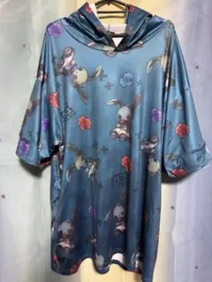 専用！NieR Clothing フード付き 総柄 パーカー うさぎ バニーのサムネイル