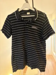 adidas NEO ストライプポロシャツ