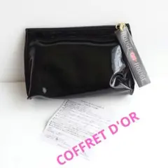 【新品】COFFRET D'OR　コフレドール　ブラック ジッパーポーチのサムネイル