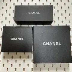 CHANEL シャネル ギフトボックス 黒 空箱 2個 - メルカリ