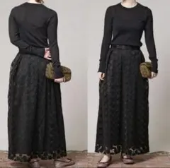 a*』様 IENA LA BOUCLE チュールドット刺繍タックスカートのサムネイル