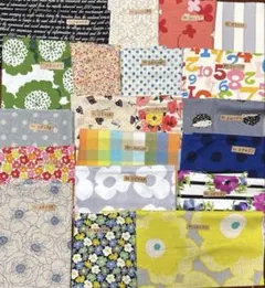 ハギレ生地セット 20点★F★多様なデザイン素材サイズ　まとめ売り　カットクロス