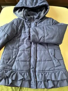 フリル付きネイビーコート　110cm 女の子