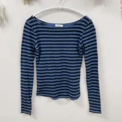 【FRAY I.D】 ボーダーカットソー ボートネック (F) 可愛い シンプルのサムネイル