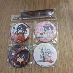 73文豪ストレイドッグス　泉鏡花缶バッジ　アクリルキーホルダー５点セット