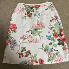 LAURA ASHLEY 花柄 スカート 9号