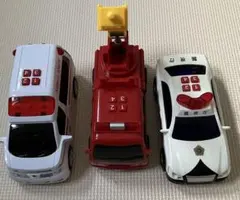 トイコー緊急車両サウンドミニカー3台セット