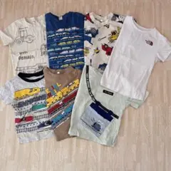 半袖Tシャツ 110 男の子 7枚セット まとめ売り　車