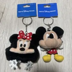 東京ディズニーリゾート ミッキー ミニー キーチェーン 2個セット