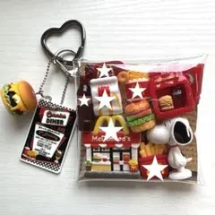 ★ガチャ詰めポーチ★PEANUTS ならぶんです バーガー