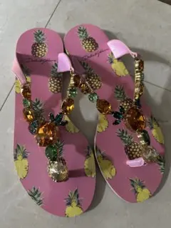Dolce&Gabbana ビジュー 付きビーチサンダル　36 23cmのサムネイル
