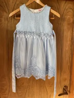 美品　ドレス　フォーマルドレス　セレモニードレス　発表会　120サイズ　水色