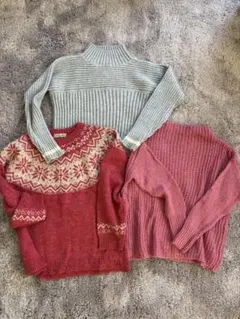 INED他レディースセーター　3点セット