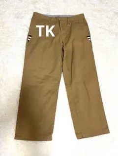 TKブラウン チノパン ストライプデザインのサムネイル