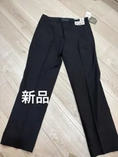 新品☆黒色スラックス 85cm/73cm Supercrease