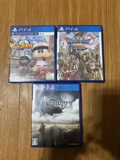 PS4 ソフト 3本セット パワプロ2018 ドラクエ11 FF15