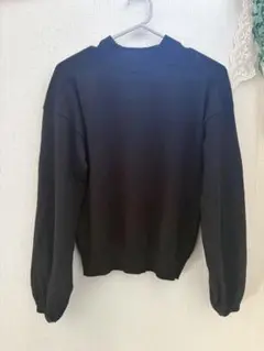 ★w closet シンプル 黒ニット フリーサイズ
