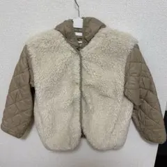 ZARA kids ボア　キルティング　ダウン