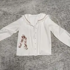 MARS リボンレースセーラーブラウス 量産型