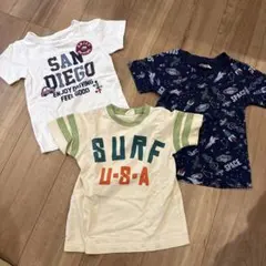 キッズ 半袖Tシャツ 3枚セット　110cm まとめ売りのサムネイル