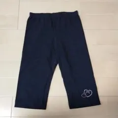 新品　黒　レギンス　130cm　ハート　しまむら　女子　スパッツ　子供　キッズ