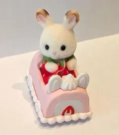 シルバニアファミリー 赤ちゃんケーキパーティー ショコラウサギの小さい赤ちゃん