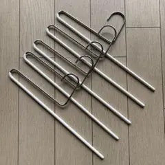 マワ　MAWAハンガー　すべらない　ズボン　ストール　５本組　白