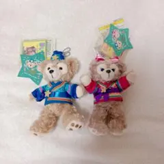 ダッフィー & シェリーメイ 七夕ぬいぐるみバッジ