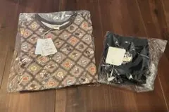 Disney/ミッキー柄/長袖Tシャツ/レギンス/100cm