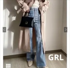 GRL　フレアデニムパンツ［CU161］