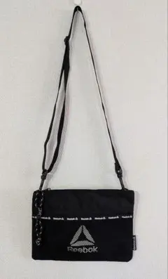 新品 リーボック Reebok メッシュ ショルダー バッグ 黒のサムネイル